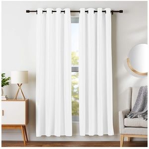 Amazon White Blackout Curtains 52’’x84’’